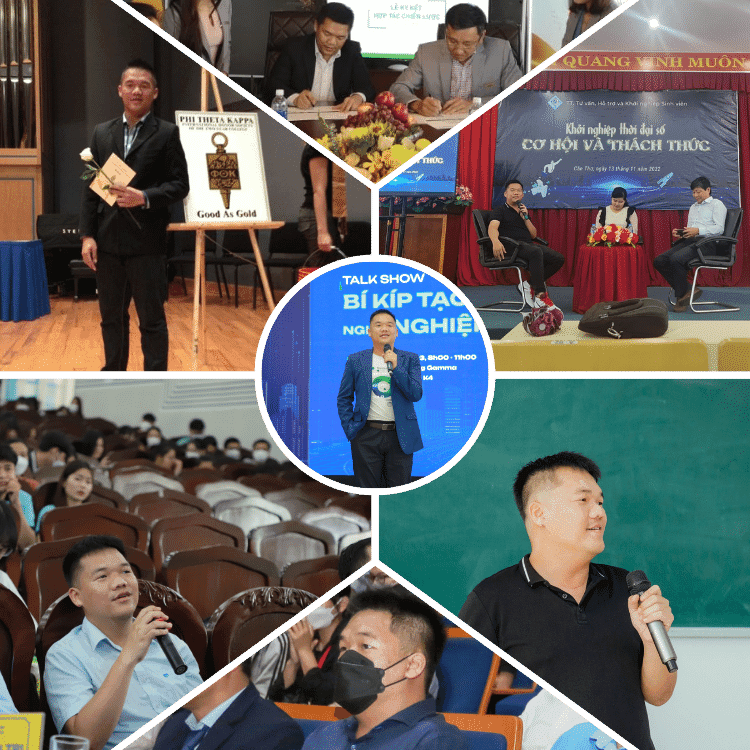 Le V Pham at work events